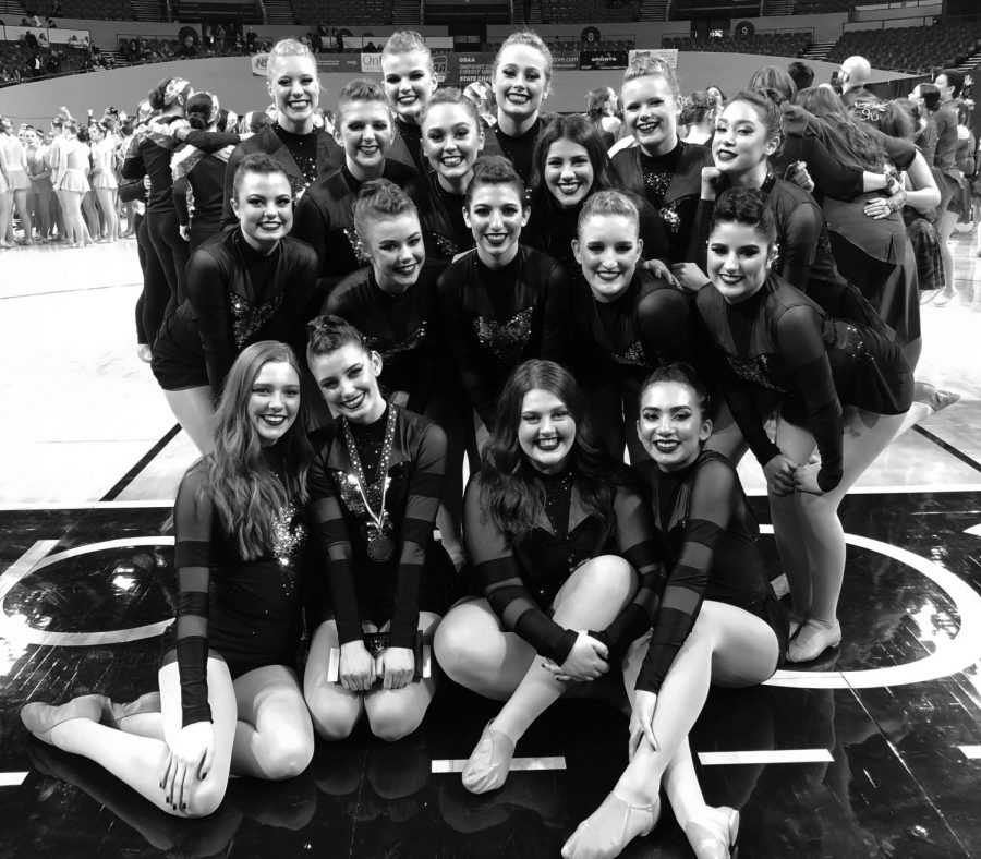 The+dance+team+performed+at+State+2019+at+the+Memorial+Coliseum