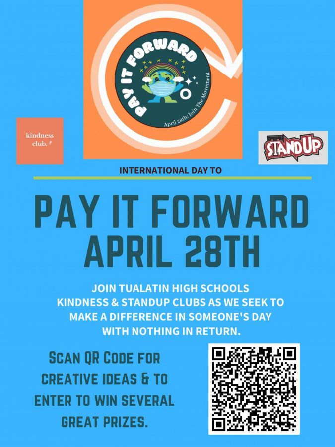 StandUp and Kindness Club celebrate international  Pay It Forward Day