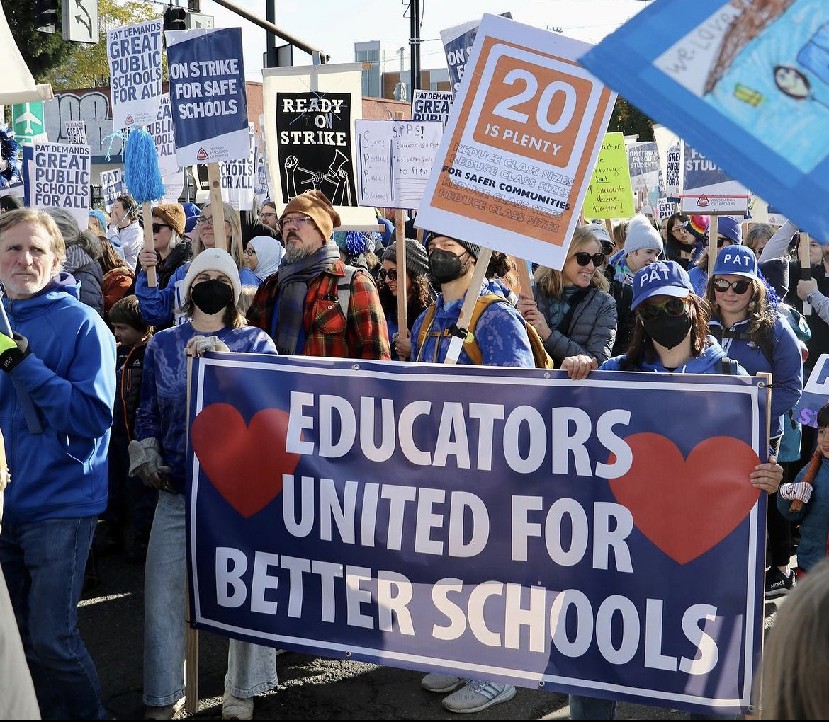 PPS+Teachers+Go+On+Strike.+Photo+taken+from+%40pdxteachers+Instagram.