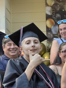 Earlier this year staff and students celebrated Daniel Shaughnessy’s graduation.