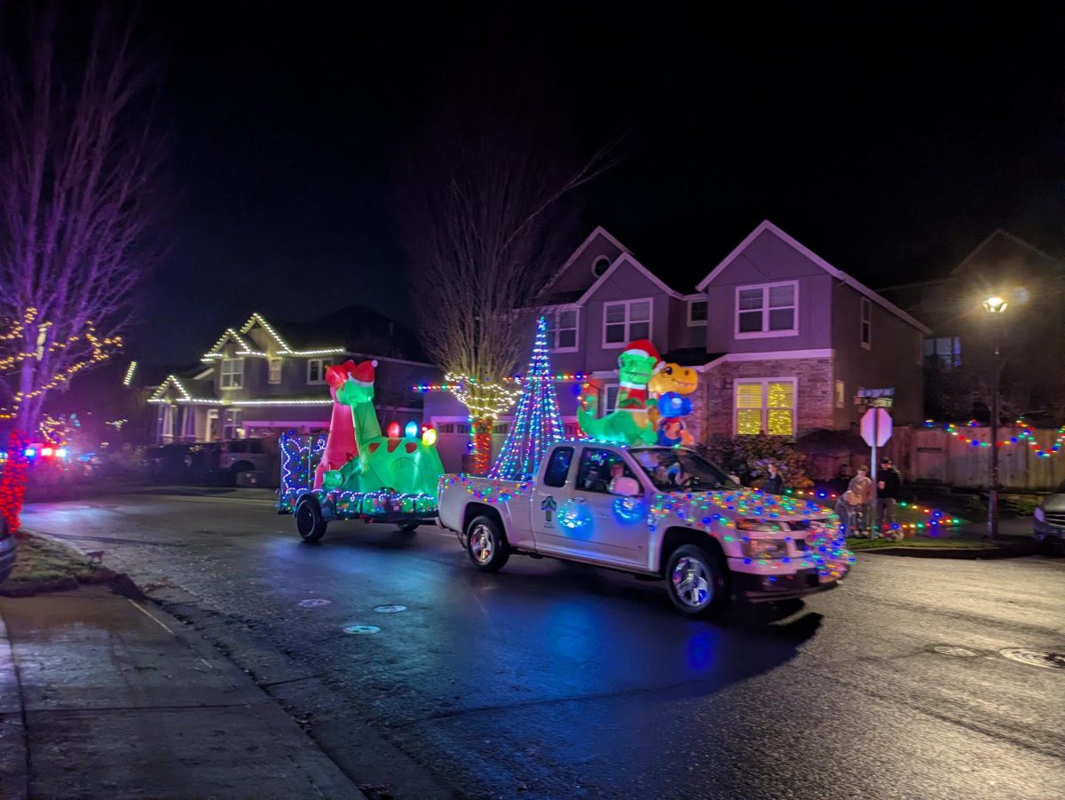 The annual holiday light parade took place the first week in December in Tualatin.