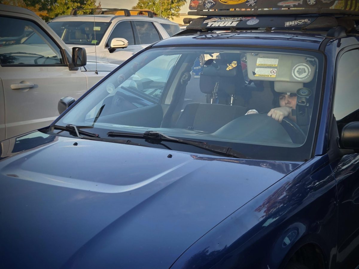 A spooky car scene from this issue’s Halloween scary story is inspired by actual TuHS parking lot events.