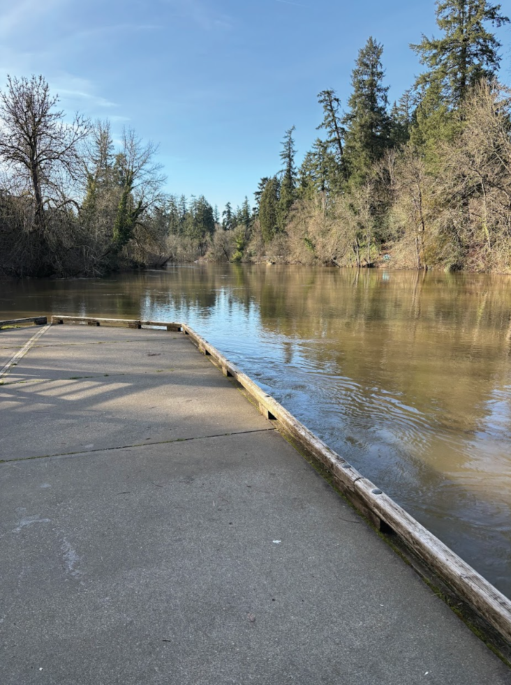 The Tualatin River offers a peaceful setting for kayaking and outdoor recreation, a perfect location for students to wash their worries away.